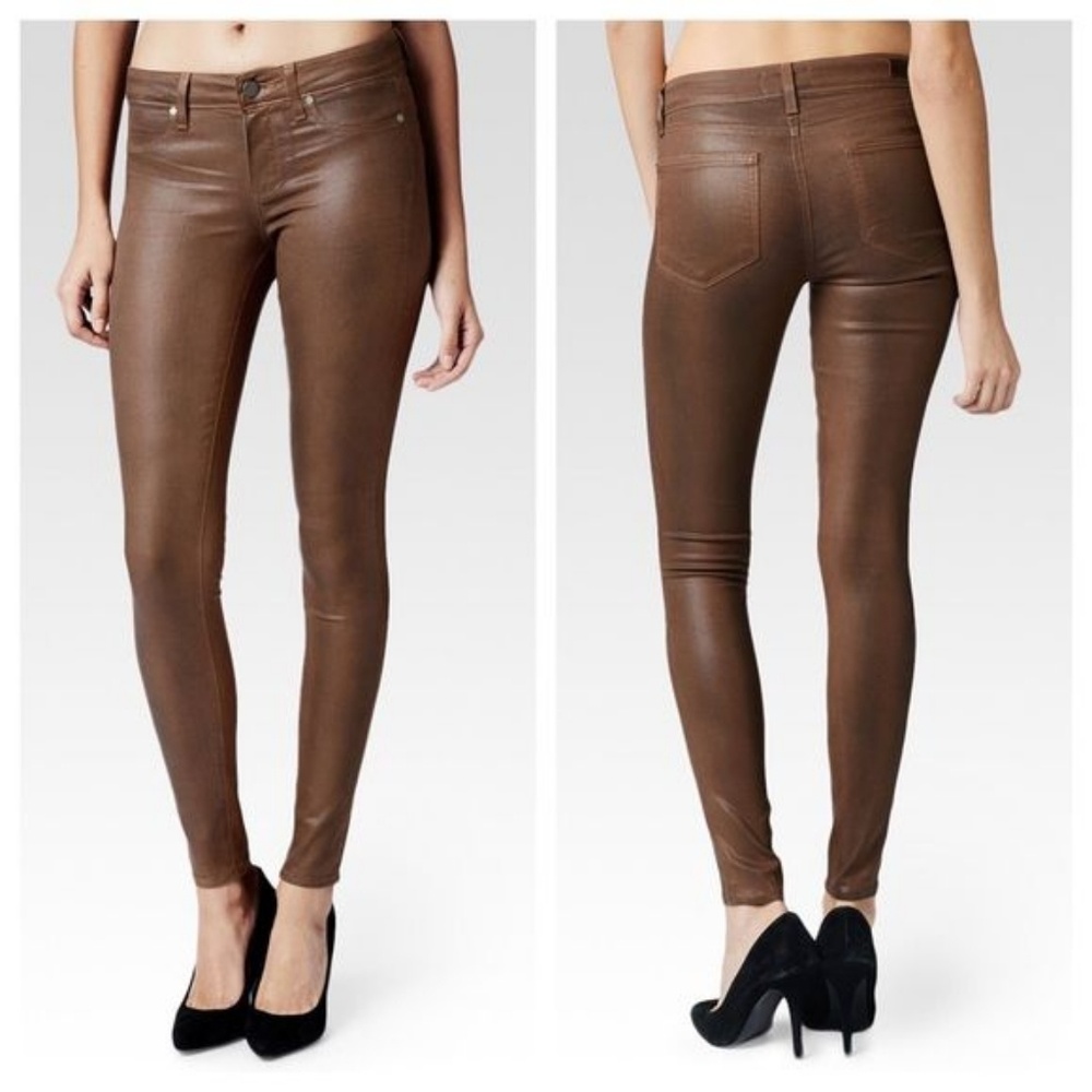 PAIGE Verdugo Ultra Skinny Jeans in Saddle 28